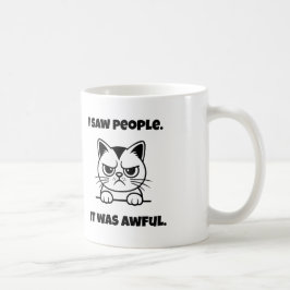 Caneca De Café Grumpy Cat Mug – Anti-Social Funny Gift