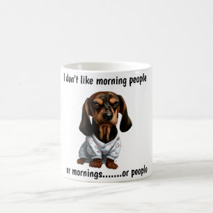 Caneca De Café Grumpy Dachshund