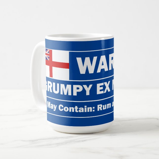 Caneca De Café Grumpy ex Matelot, rum e sarcasmo (Frente Esquerda)