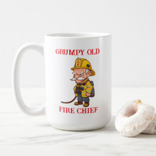 Caneca De Café Grumpy Old Fire