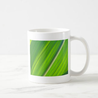 Caneca De Café Grünes Maisblattdesign