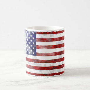 Caneca De Café Grunge EUA