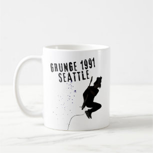 Caneca De Café Grunge Seattle 1991 Music Scene Love Seattle Vinta