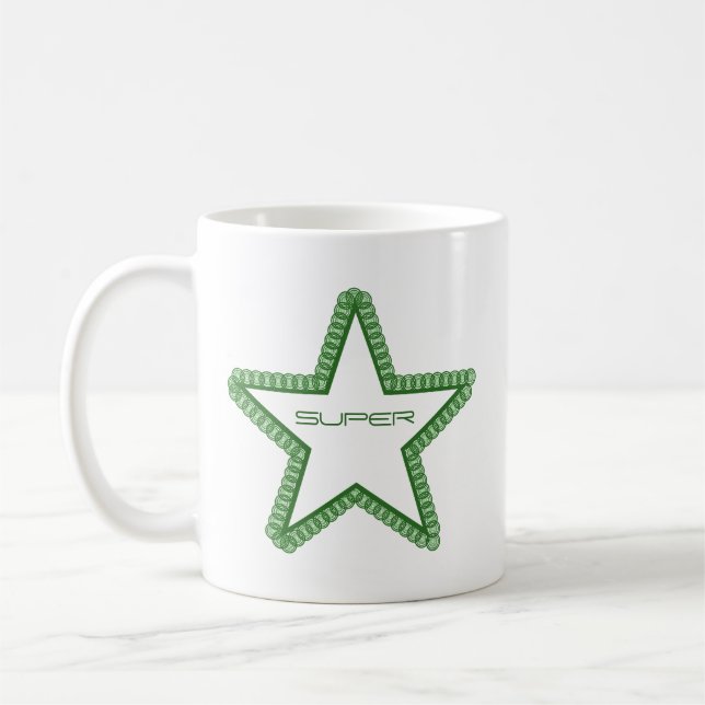 Caneca De Café Grunge Superstar Mug, Floresta Verde (Esquerda)