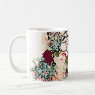 Caneca De Café Grunge vintage bo-ho com sonho indiano