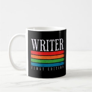 Caneca De Café Grunge Writer First Edition