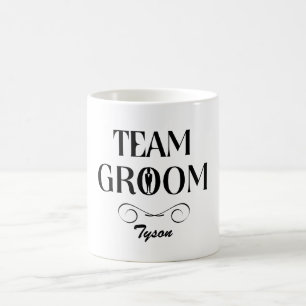 Caneca De Café Grupo de Equipe - Padrinhos de casamento Engraçad