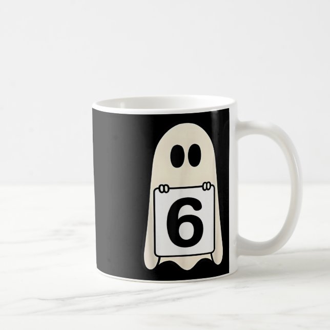 Caneca De Café Grupo de Fantasias de Halloween Combinando Número  (Direita)