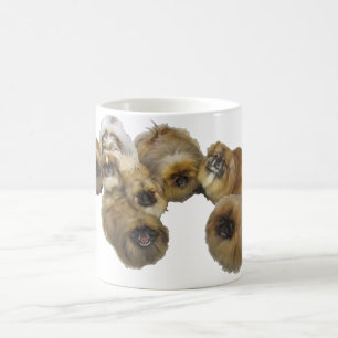 Caneca De Café Grupo de Pekingese