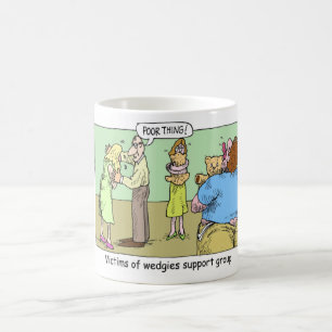 Caneca De Café Grupo de Suporte da Wedgie, Camisetas e presentes 