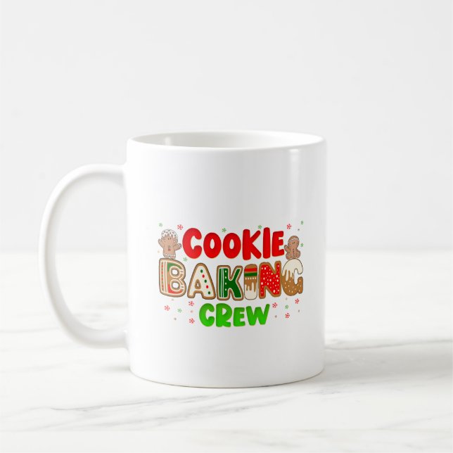 Caneca De Café Grupo de Tripulação de Cookie de Natal Corresponde (Esquerda)