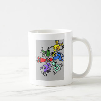 Caneca De Café Grupo dos robôs 4