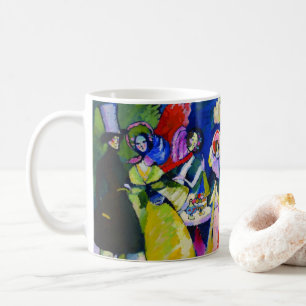 Caneca De Café Grupo em Crinolinas por Wassily Kandinsky