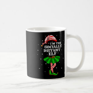 Caneca De Café Grupo Familiar Eu sou o Elf Christma socialmente d