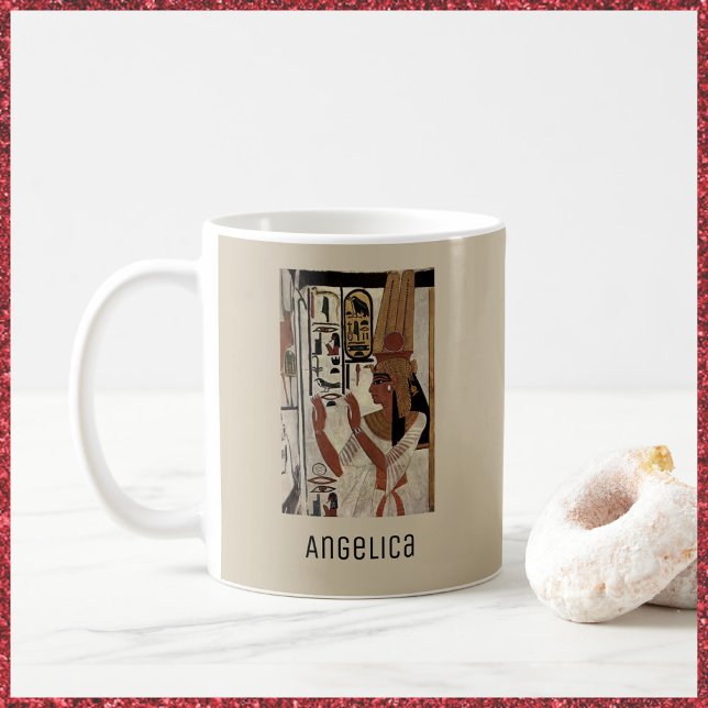 Caneca De Café Grupo Hieróglifo Personalizado do Egito (Bookmark my store! https://www.zazzle.com/store/capricepetit)