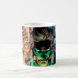 Caneca De Café Grupo Lanterna Corpo com Cores