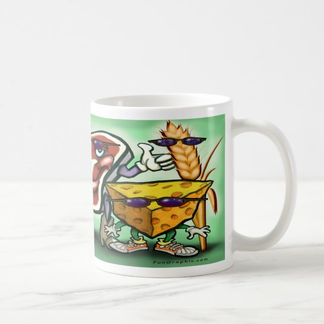 Caneca De Café Grupos de comidas (Direita)