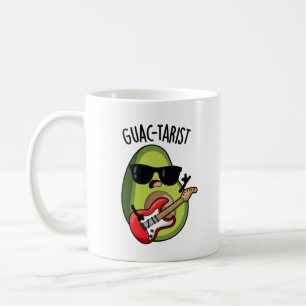 Caneca De Café Guac-tarist Funny Avocado Pun