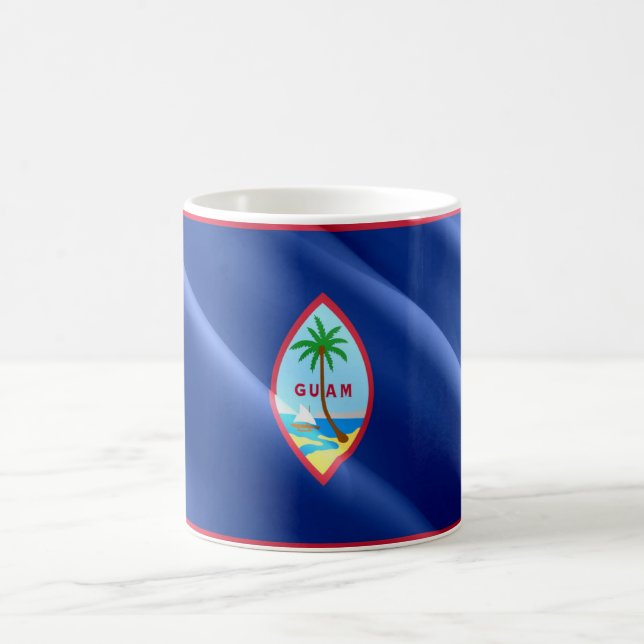 Caneca De Café Guam - Sinalizador de Onda - (Centro)