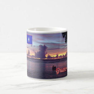 Caneca De Café Guam - Sunset -