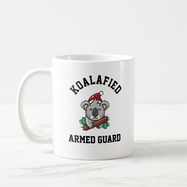 Caneca De Café Guarda Armada Koalafied (Esquerda)