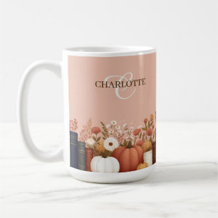 Caneca De Café Guarda-Chão Floral bonito