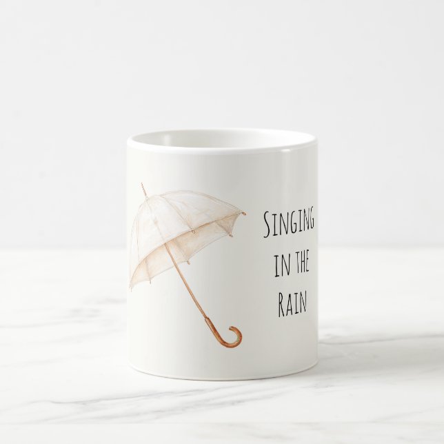 Caneca De Café Guarda-chuva Cantando na Chuva (Centro)