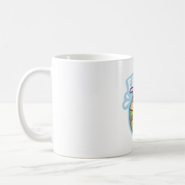 Caneca De Café Guarda-chuva de água doce e doce de coco (Esquerda)