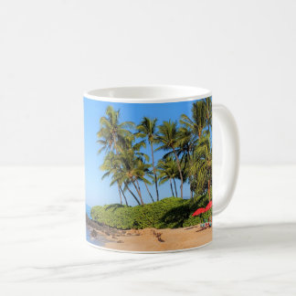 Caneca De Café Guarda-chuvas da praia Maui