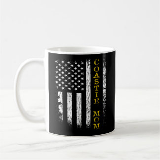 Caneca De Café Guarda Costeira Americana Uscg Coastie Mãe Flag