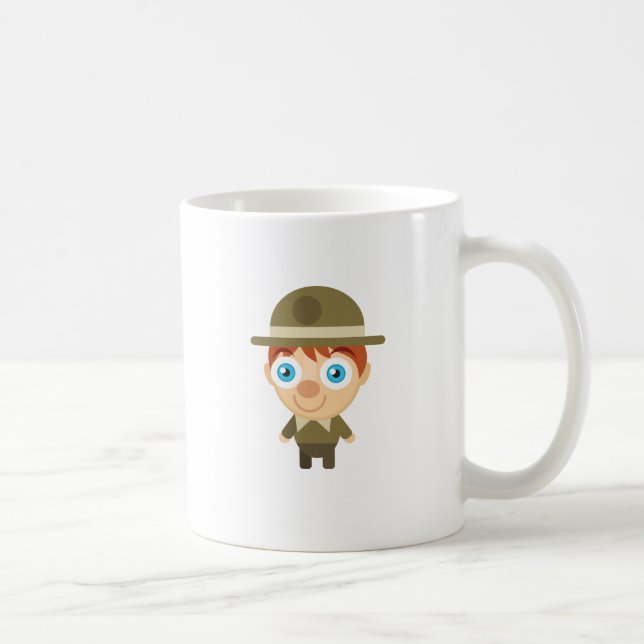 Caneca De Café Guarda florestal de parque - meu parque da (Direita)