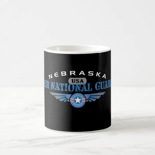 Caneca De Café Guarda nacional do ar de Nebraska (Centro)