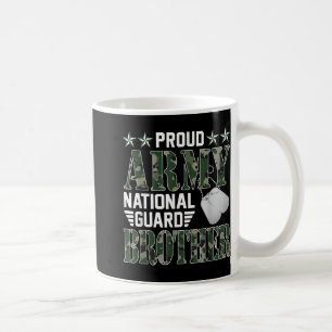 Caneca De Café Guarda Nacional Irmão do Exército Orgulhoso Famíli