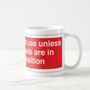 Caneca De Café guardas em posição