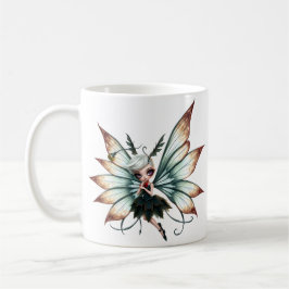 Caneca De Café Guardiã Fada Fofa na Floresta Mágica