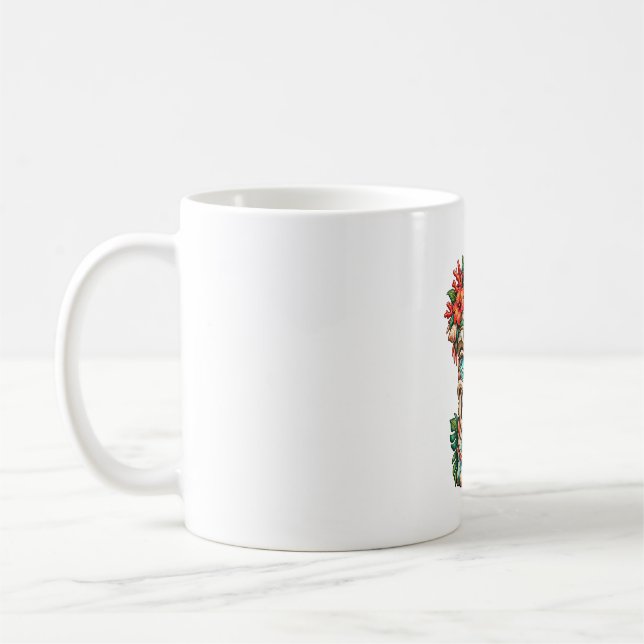 Caneca de Café Guardião Coral Crest (Esquerda)