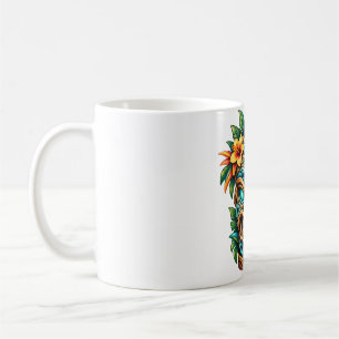 Caneca de Café Guardião da Pétala Turquesa