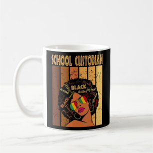 Caneca De Café Guardião das Escolas - Black Histo Afro-Africano-A