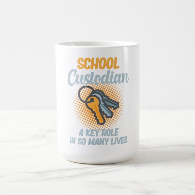 Caneca De Café Guardião Escolar Papel-Chave Na Vida Carreira Jani (Centro)