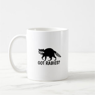 Caneca De Café Guaxinim com Raiva