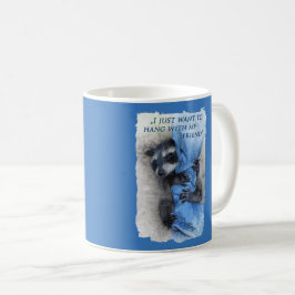 Caneca De Café Guaxinim - costas