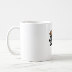 Caneca De Café Guaxinim engraçado, assustador e selvagem de Hallo