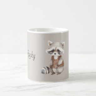 Caneca De Café Guaxinim Fofo