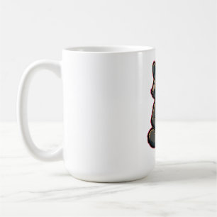 Caneca De Café Guaxinim Legal Bebendo Café Gelado com Leite de Av