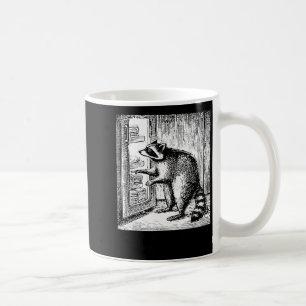 Caneca De Café Guaxinim procurando por significado e lanches humo