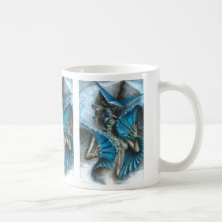 Caneca De Café Gueixa no azul