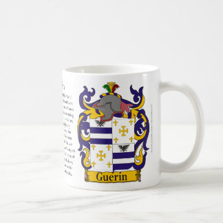 Caneca De Café Guerin, a origem, o significado e a crista