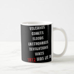 Caneca De Café Guerra da América de 1812 Terremoto de New Madrid
