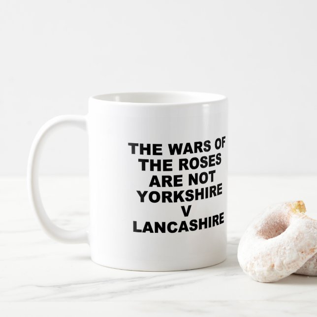 Caneca De Café Guerras das Rosas (Com Donut)