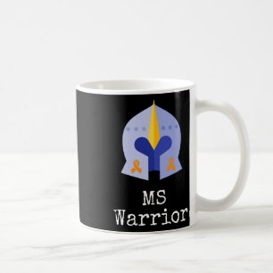 Caneca De Café Guerreira W Knight E Orange Ribbons Para Sra. Awar